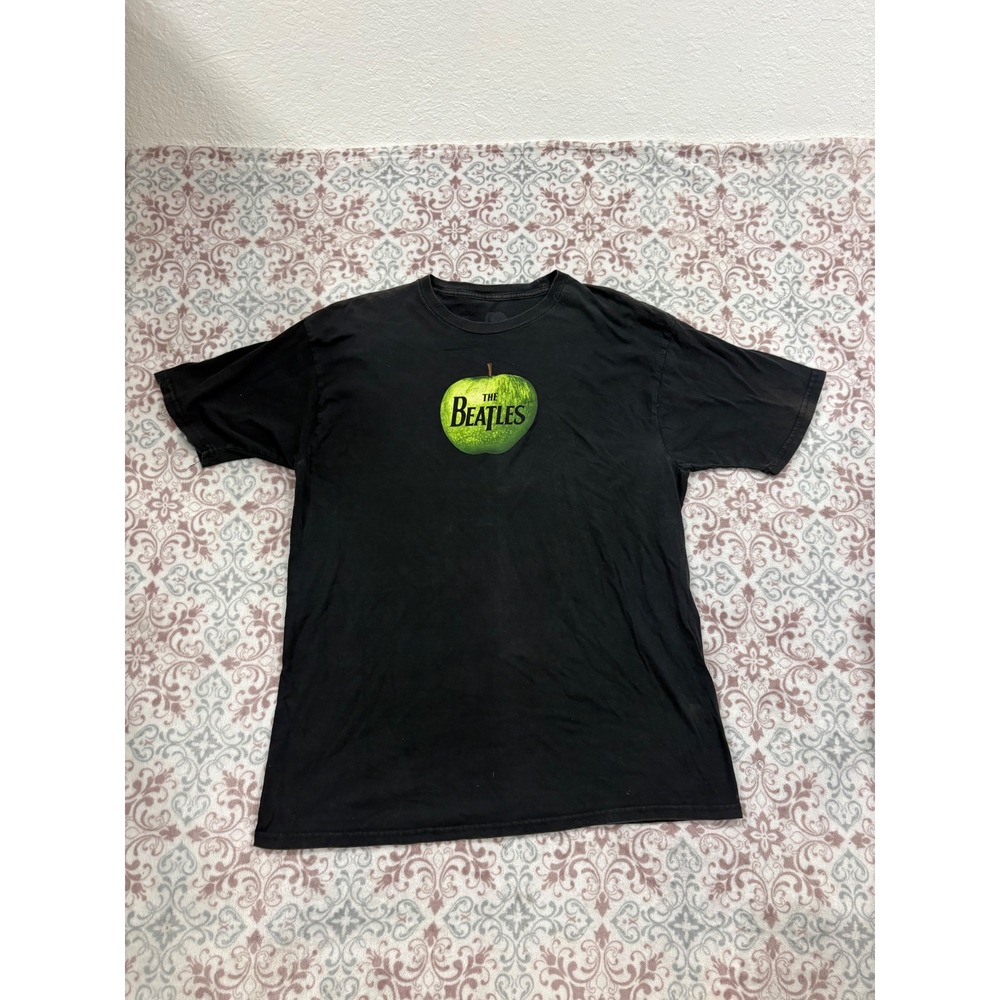 The Beatles Apple Corps Ltd Graphic T-Shirt Black XL 2009 Apple Corps Ltd